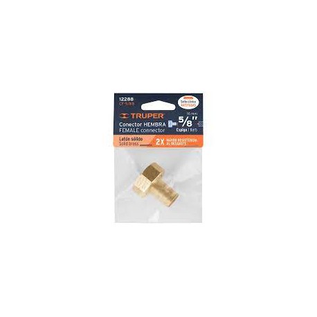 CONECTOR HEMBRA 5/8 TRUPER